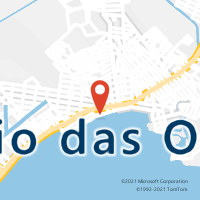 Mapa com localização da Agência AC RIO DAS OSTRAS