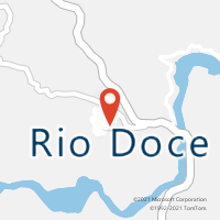 Mapa com localização da Agência AC RIO DOCE