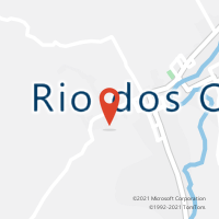 Mapa com localização da Agência AC RIO DOS CEDROS