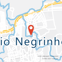 Mapa com localização da Agência AC RIO NEGRINHO