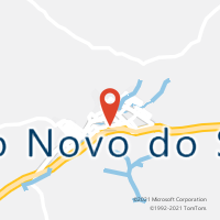 Mapa com localização da Agência AC RIO NOVO DO SUL