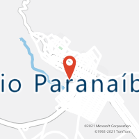 Mapa com localização da Agência AC RIO PARANAIBA