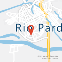 Mapa com localização da Agência AC RIO PARDO