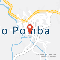 Mapa com localização da Agência AC RIO POMBA