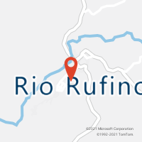 Mapa com localização da Agência AC RIO RUFINO