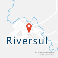 Mapa com localização da Agência AC RIVERSUL