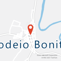Mapa com localização da Agência AC RODEIO BONITO