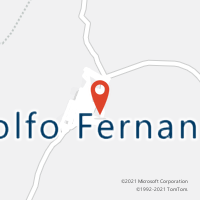 Mapa com localização da Agência AC RODOLFO FERNANDES