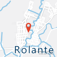 Mapa com localização da Agência AC ROLANTE