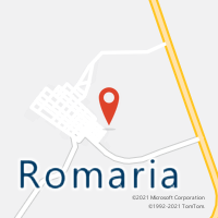 Mapa com localização da Agência AC ROMARIA