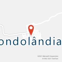 Mapa com localização da Agência AC RONDOLANDIA