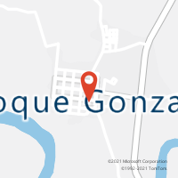 Mapa com localização da Agência AC ROQUE GONZALES