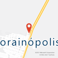 Mapa com localização da Agência AC RORAINOPOLIS
