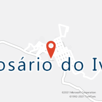 Mapa com localização da Agência AC ROSARIO DO IVAI
