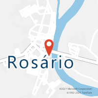 Mapa com localização da Agência AC ROSARIO