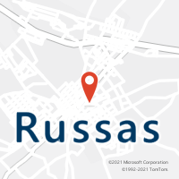Mapa com localização da Agência AC RUSSAS