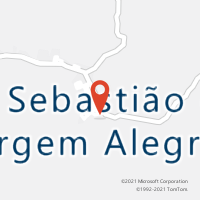 Mapa com localização da Agência AC S SEBAS DA VARGEM ALEGRE
