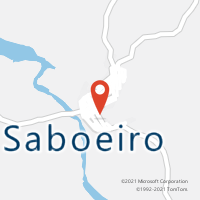 Mapa com localização da Agência AC SABOEIRO