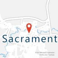 Mapa com localização da Agência AC SACRAMENTO