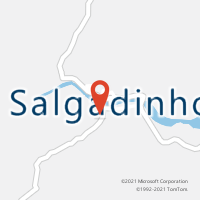 Mapa com localização da Agência AC SALGADINHO