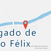 Mapa com localização da Agência AC SALGADO DE SAO FELIX