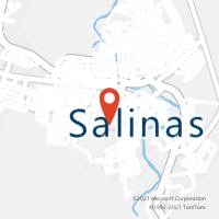 Mapa com localização da Agência AC SALINAS