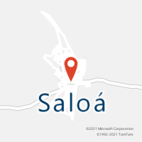 Mapa com localização da Agência AC SALOA