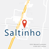Mapa com localização da Agência AC SALTINHO