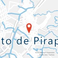 Mapa com localização da Agência AC SALTO DE PIRAPORA