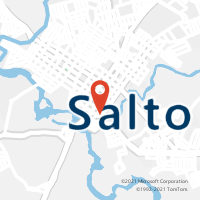 Mapa com localização da Agência AC SALTO GRANDE
