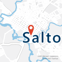 Mapa com localização da Agência AC SALTO