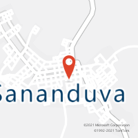 Mapa com localização da Agência AC SANANDUVA