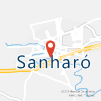 Mapa com localização da Agência AC SANHARO