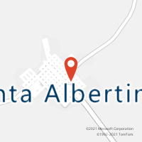 Mapa com localização da Agência AC SANTA ALBERTINA