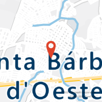 Mapa com localização da Agência AC SANTA BARBARA DOESTE