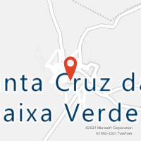 Mapa com localização da Agência AC SANTA CRUZ DA BAIXA VERDE