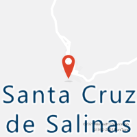Mapa com localização da Agência AC SANTA CRUZ DE SALINAS