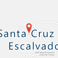 Mapa com localização da Agência AC SANTA CRUZ DO ESCALVADO