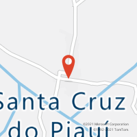 Mapa com localização da Agência AC SANTA CRUZ DO PIAUI