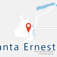 Mapa com localização da Agência AC SANTA ERNESTINA