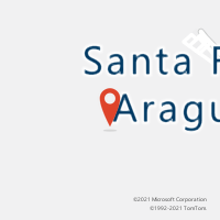 Mapa com localização da Agência AC SANTA FE DO ARAGUAIA