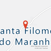 Mapa com localização da Agência AC SANTA FILOMENA DO MARANHAO