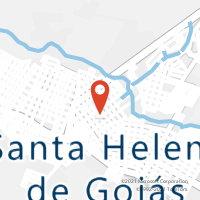 Mapa com localização da Agência AC SANTA HELENA DE GOIAS