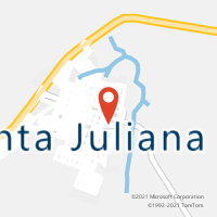 Mapa com localização da Agência AC SANTA JULIANA