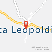 Mapa com localização da Agência AC SANTA LEOPOLDINA