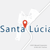 Mapa com localização da Agência AC SANTA LUCIA