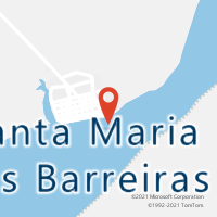 Mapa com localização da Agência AC SANTA MARIA DAS BARREIRAS