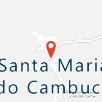 Mapa com localização da Agência AC SANTA MARIA DO CAMBUCA