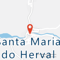 Mapa com localização da Agência AC SANTA MARIA DO HERVAL