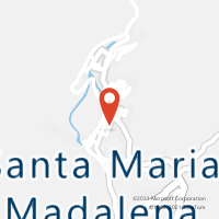 Mapa com localização da Agência AC SANTA MARIA MADALENA
